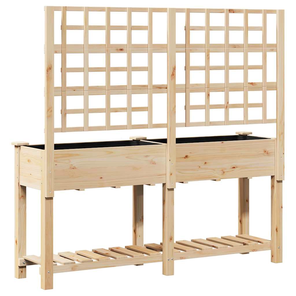 Garten-Pflanzgefäß Mit Regal Beige