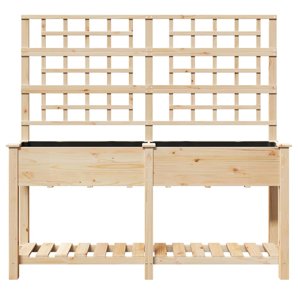 Garten-Pflanzgefäß Mit Regal Beige