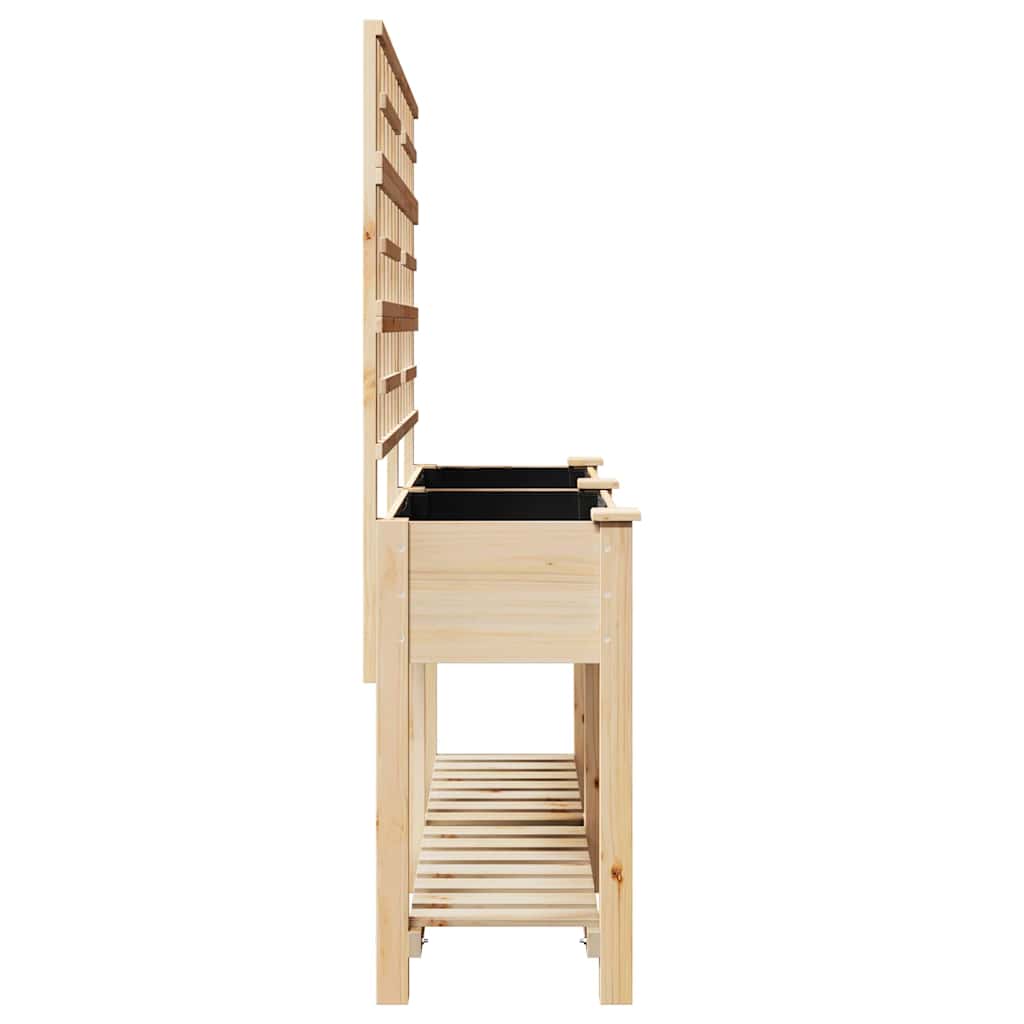 Garten-Pflanzgefäß Mit Regal Beige