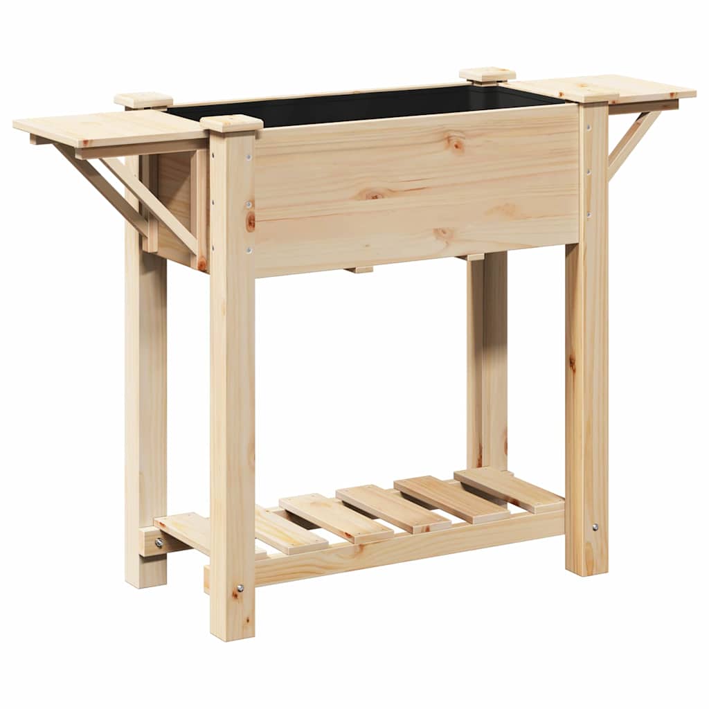 Garten-Pflanzgefäß Mit Regal Beige