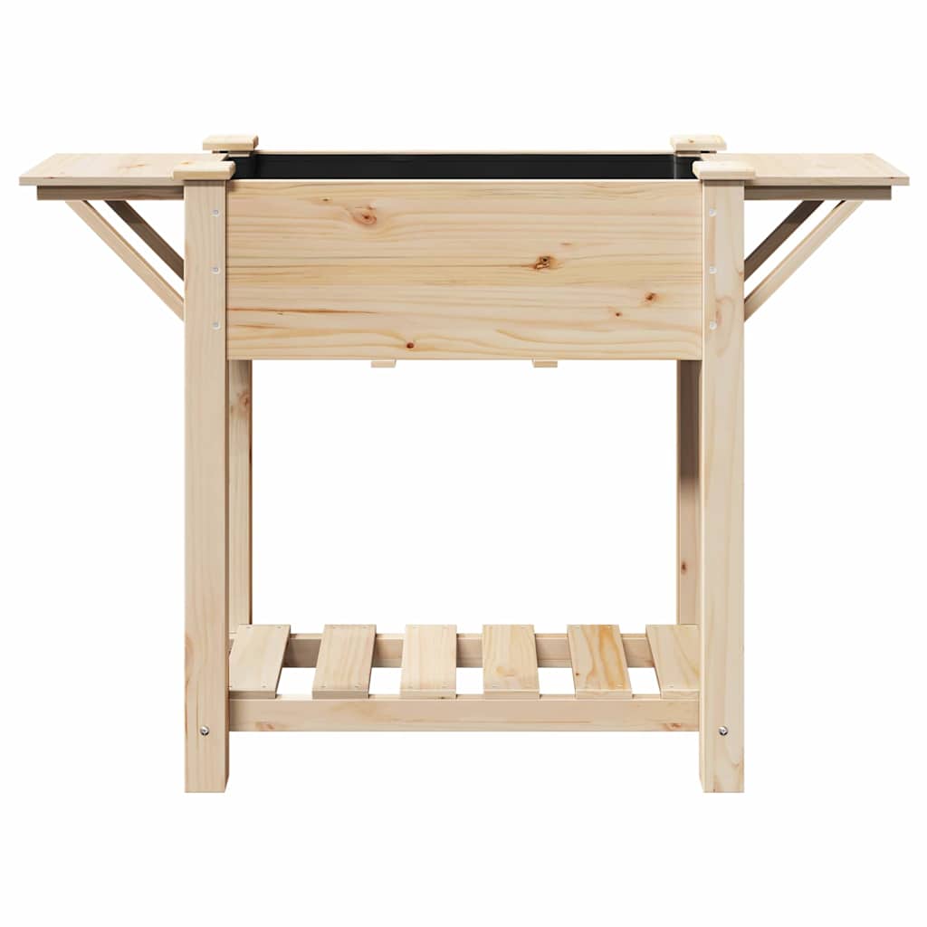 Garten-Pflanzgefäß Mit Regal Beige