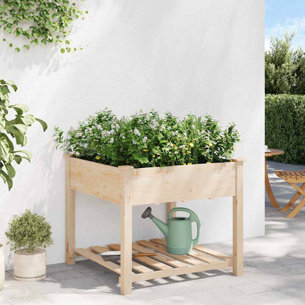 Garten-Pflanzgefäß Mit Regal Beige