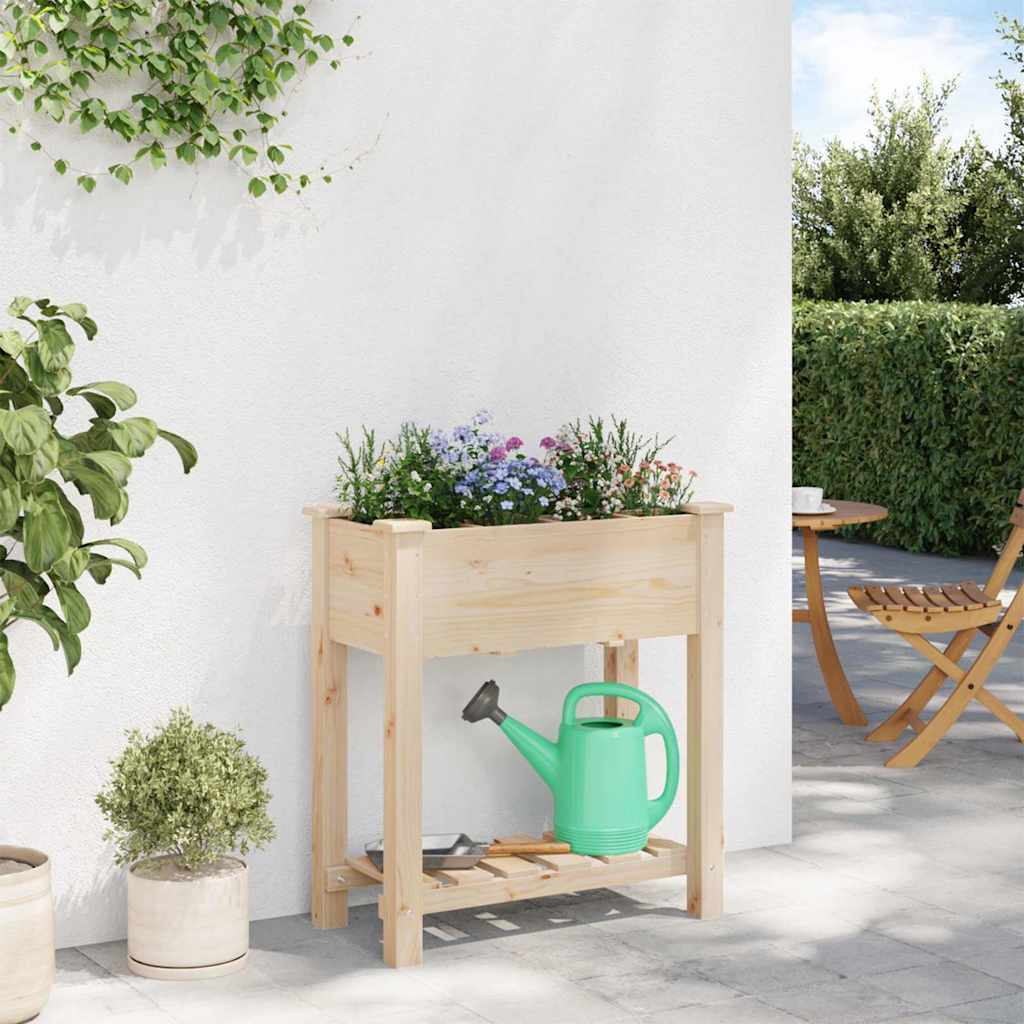 Garten-Pflanzgefäß Mit Regal Beige