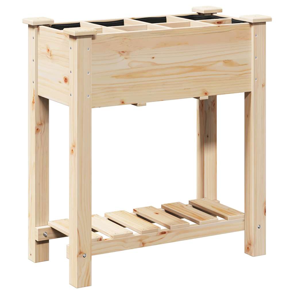Garten-Pflanzgefäß Mit Regal Beige