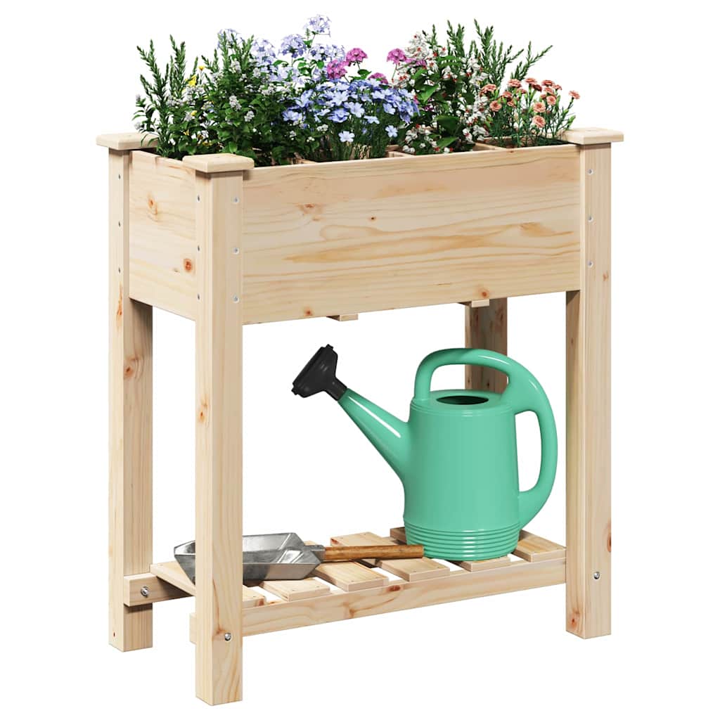 Garten-Pflanzgefäß Mit Regal Beige