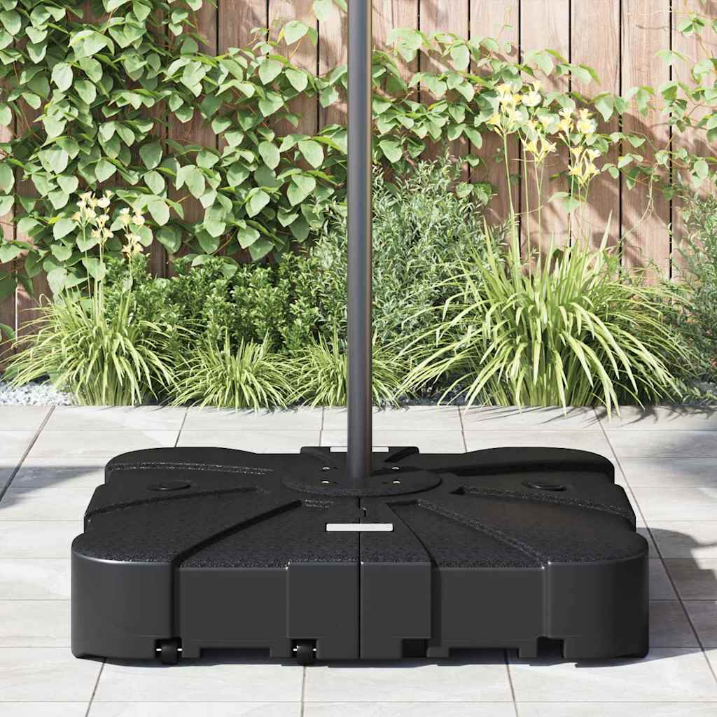 Basis Für Freischwinger-Sonnenschirm Schwarz 86 X 86 X 19 Cm