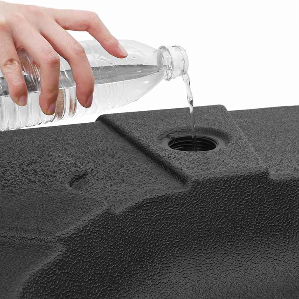 Basis Für Freischwinger-Sonnenschirm Schwarz