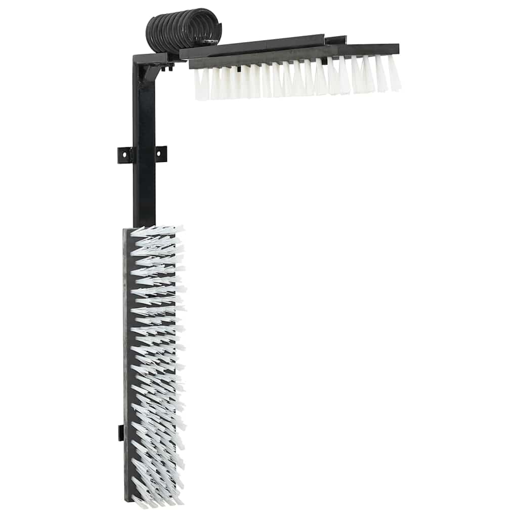 Kühbürste Verstellbar Schwarz Und 84 X 10 X 91 Cm Pvc