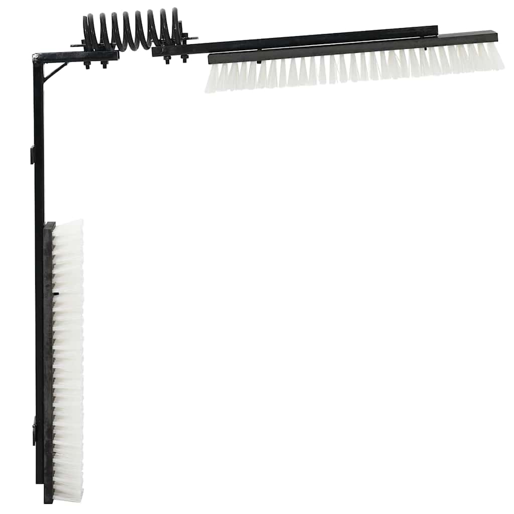Kühbürste Verstellbar Schwarz Und 84 X 10 X 91 Cm Pvc
