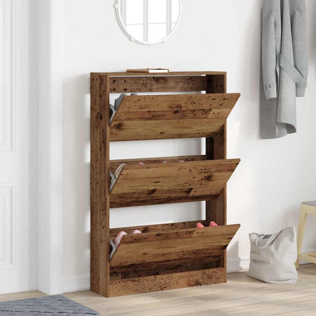 Schuhschrank Mit Regal Holzwerkstoff