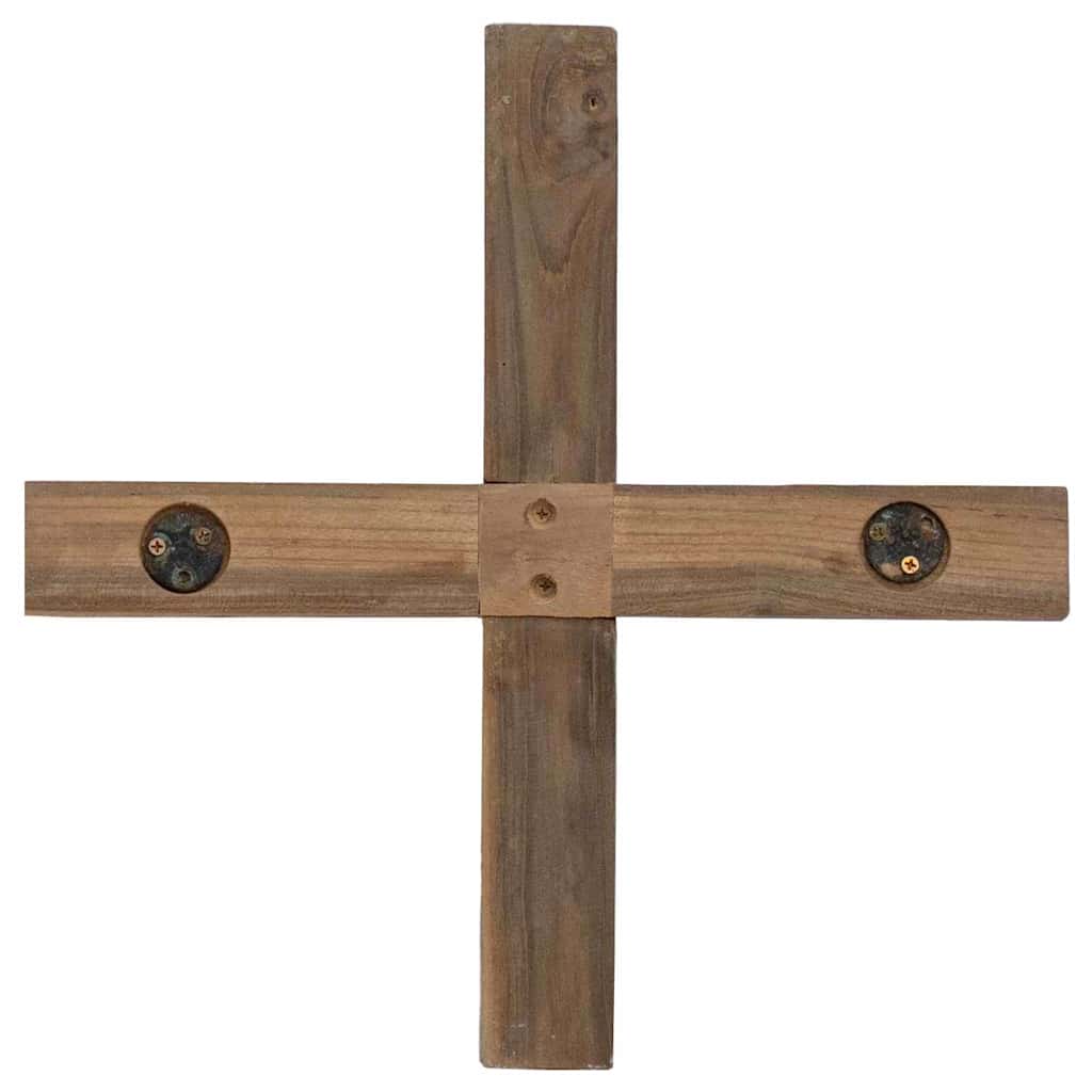 Weihnachtsbaum Mit Ständer Braun Massivholz Teak