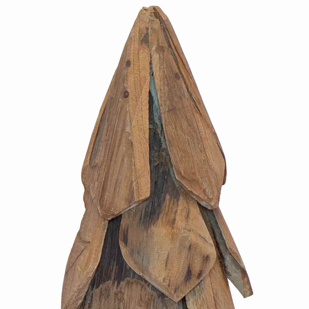 Weihnachtsbaum Mit Ständer Braun Massivholz Teak