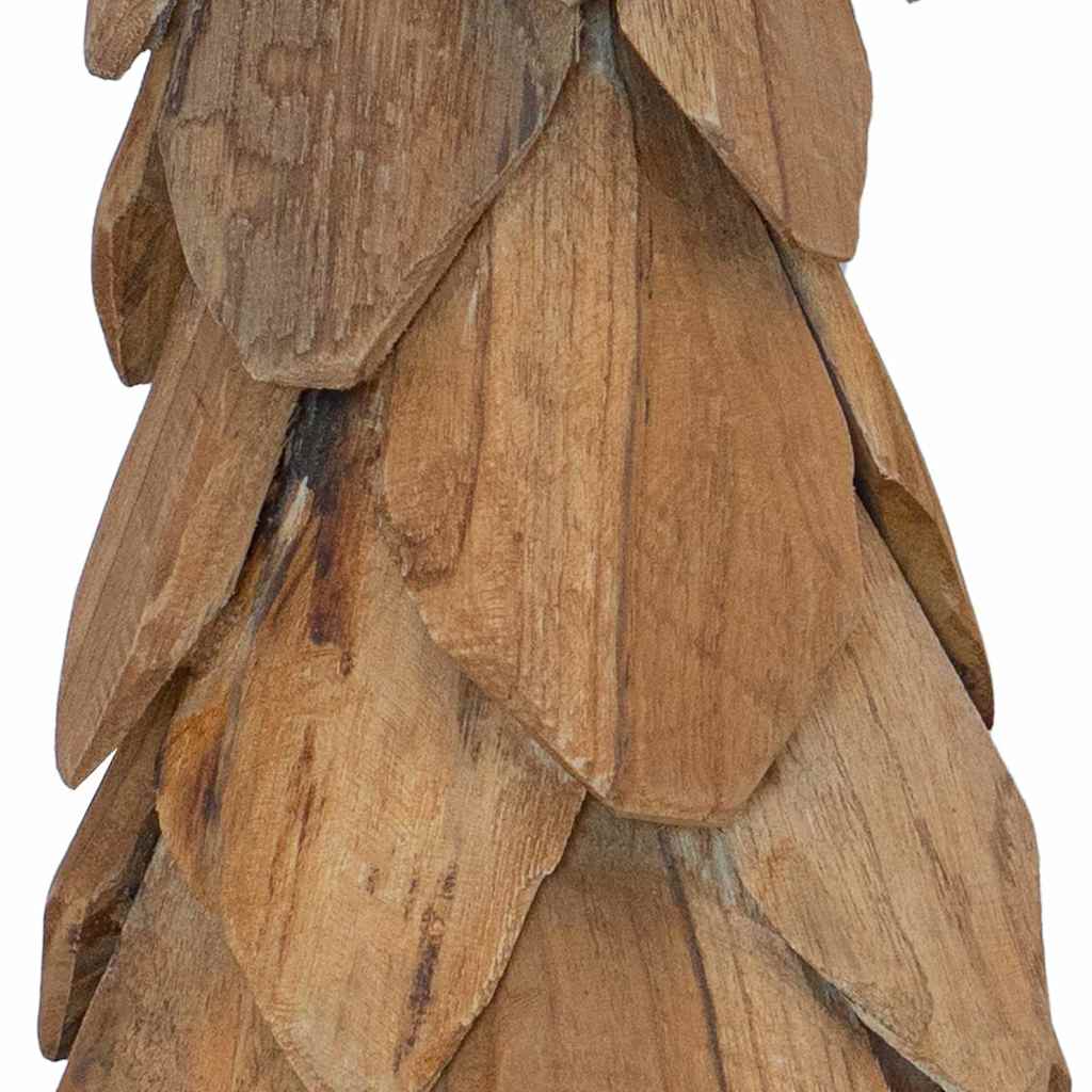 Weihnachtsbaum Mit Ständer Braun Massivholz Teak
