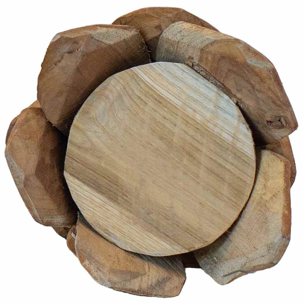 Weihnachtsbaum Mit Ständer Braun Massivholz Teak