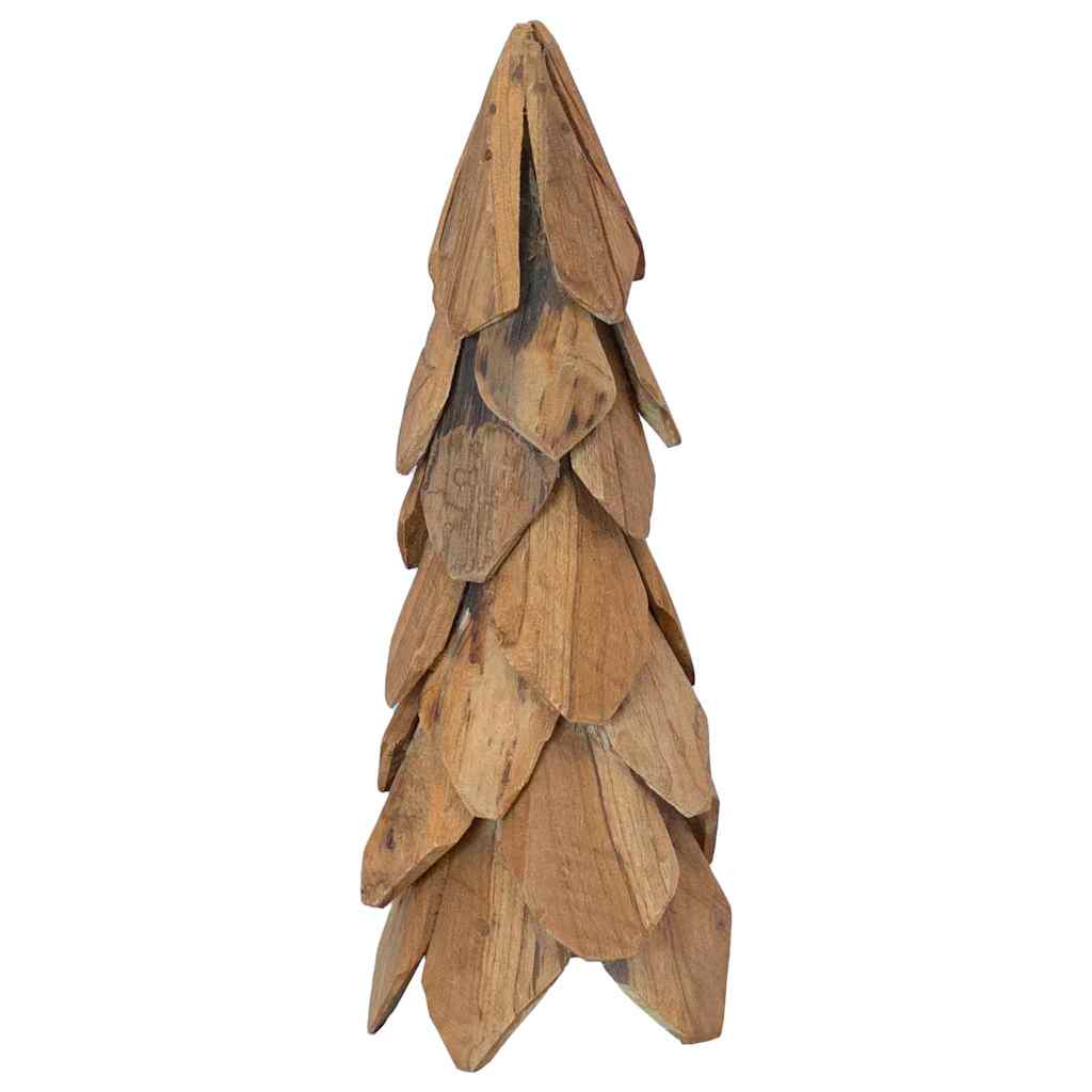Weihnachtsbaum Mit Ständer Braun Massivholz Teak