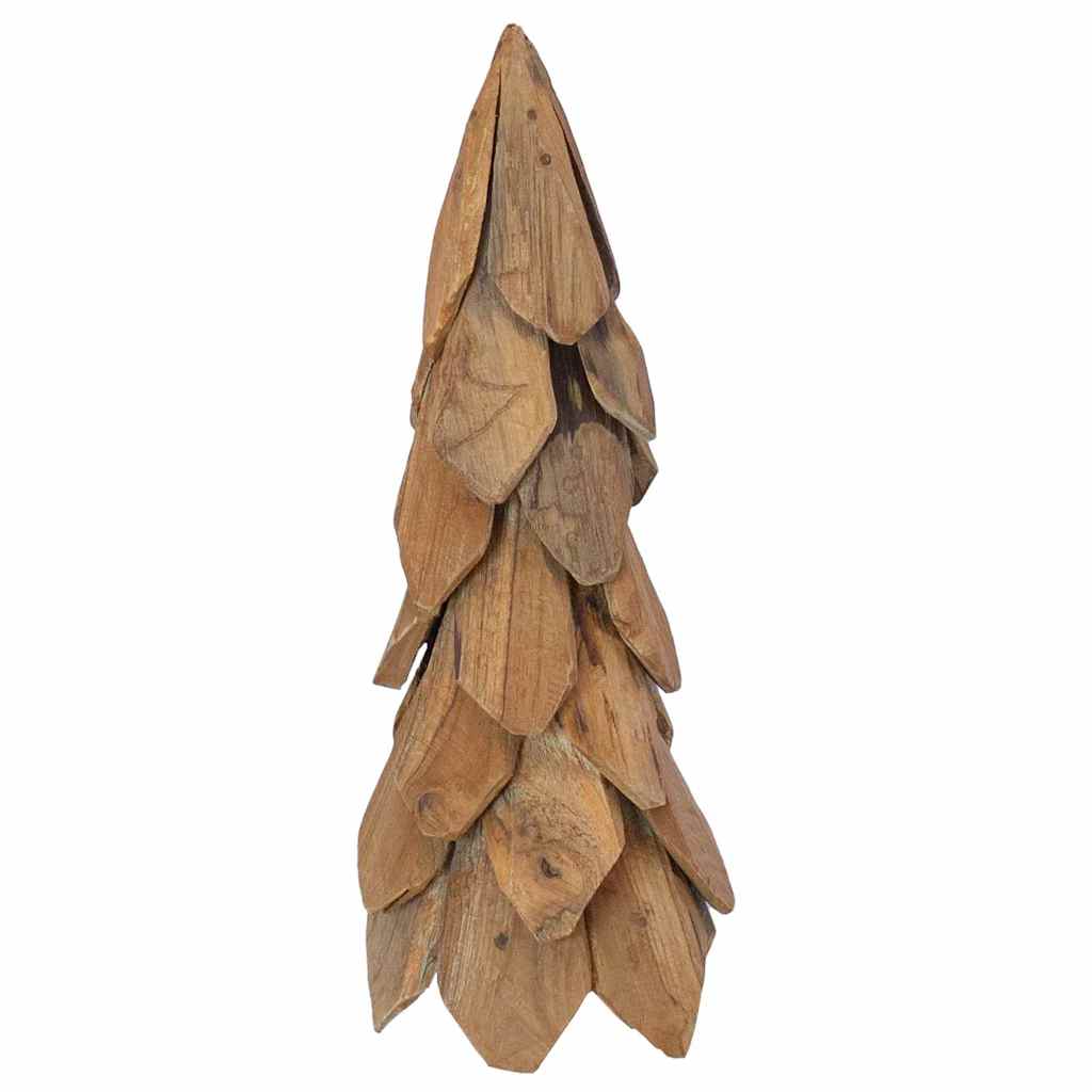 Weihnachtsbaum Mit Ständer Braun Massivholz Teak