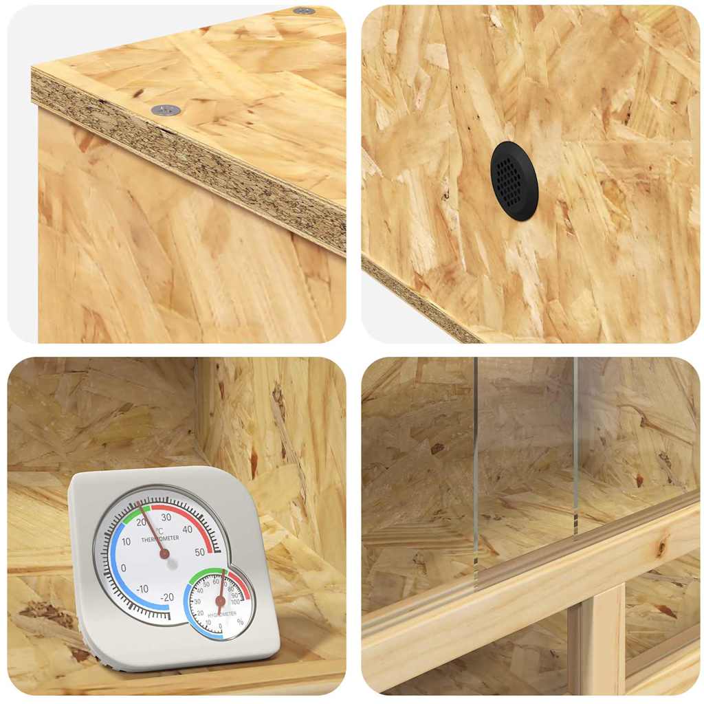 Terrarium Braun 80 X 40 X 90 Cm Osb