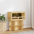 Terrarium Braun 80 X 40 X 90 Cm Osb
