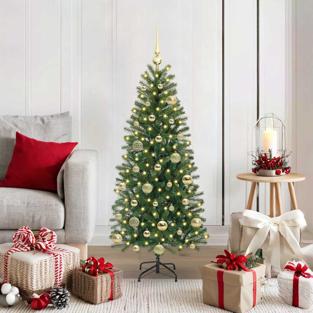 Künstlicher Weihnachtsbaum Mit 150 Leds Grün Pe Und Pvc