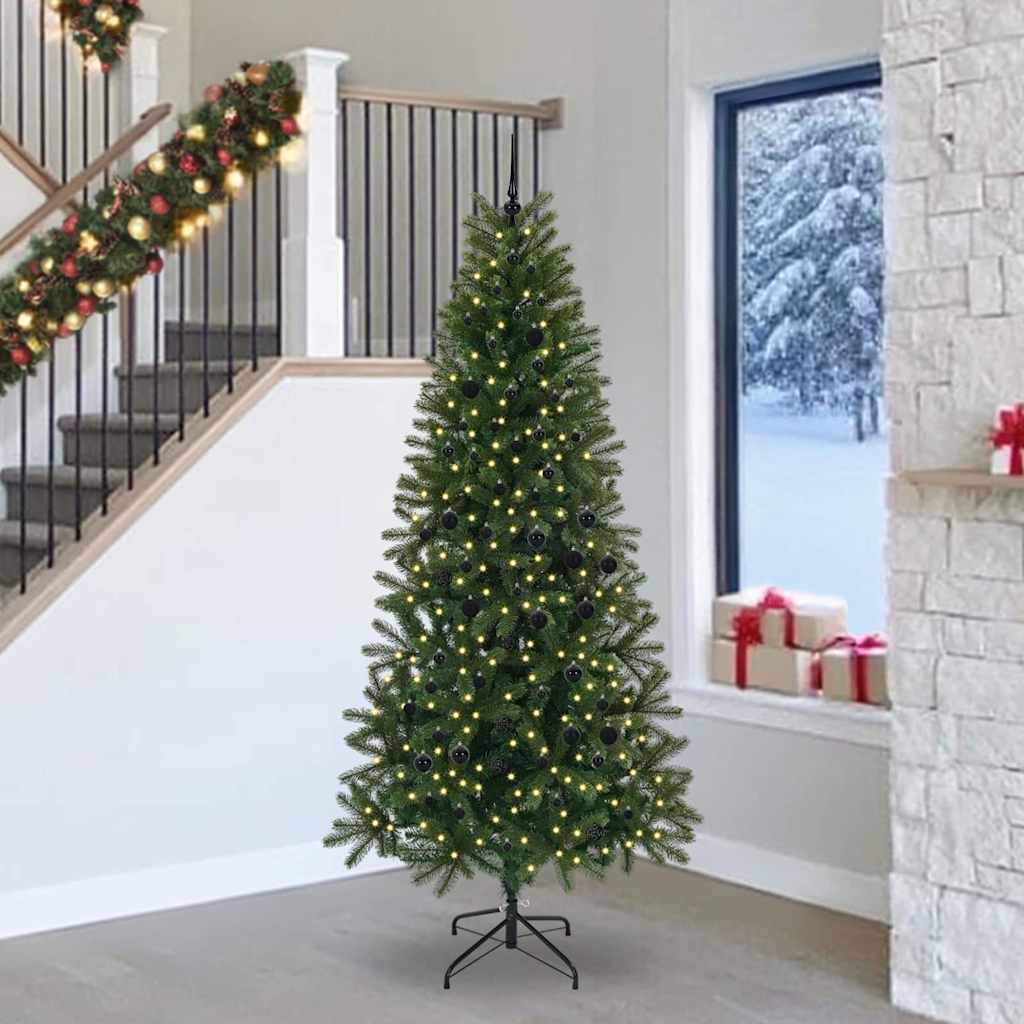Künstlicher Weihnachtsbaum Mit 150 Leds Grün Pe Und Pvc