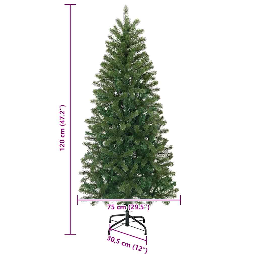 Künstlicher Weihnachtsbaum Grün Pvc, Pe Und Stahl