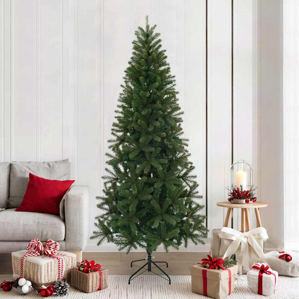 Künstlicher Weihnachtsbaum Grün Pvc, Pe Und Stahl