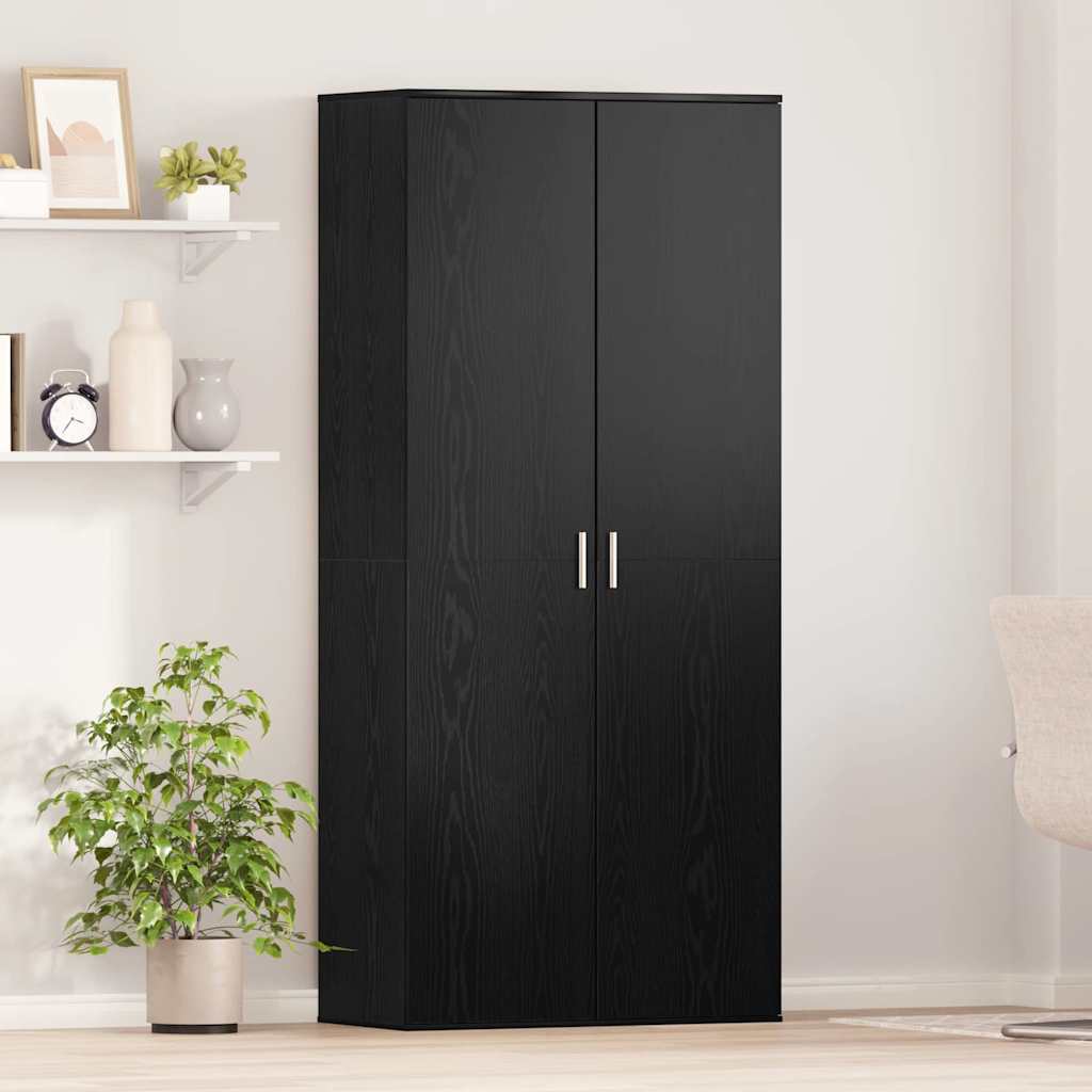 Hochschrank Mit Regal 80 X 39 X 178 Cm Holzwerkstoff