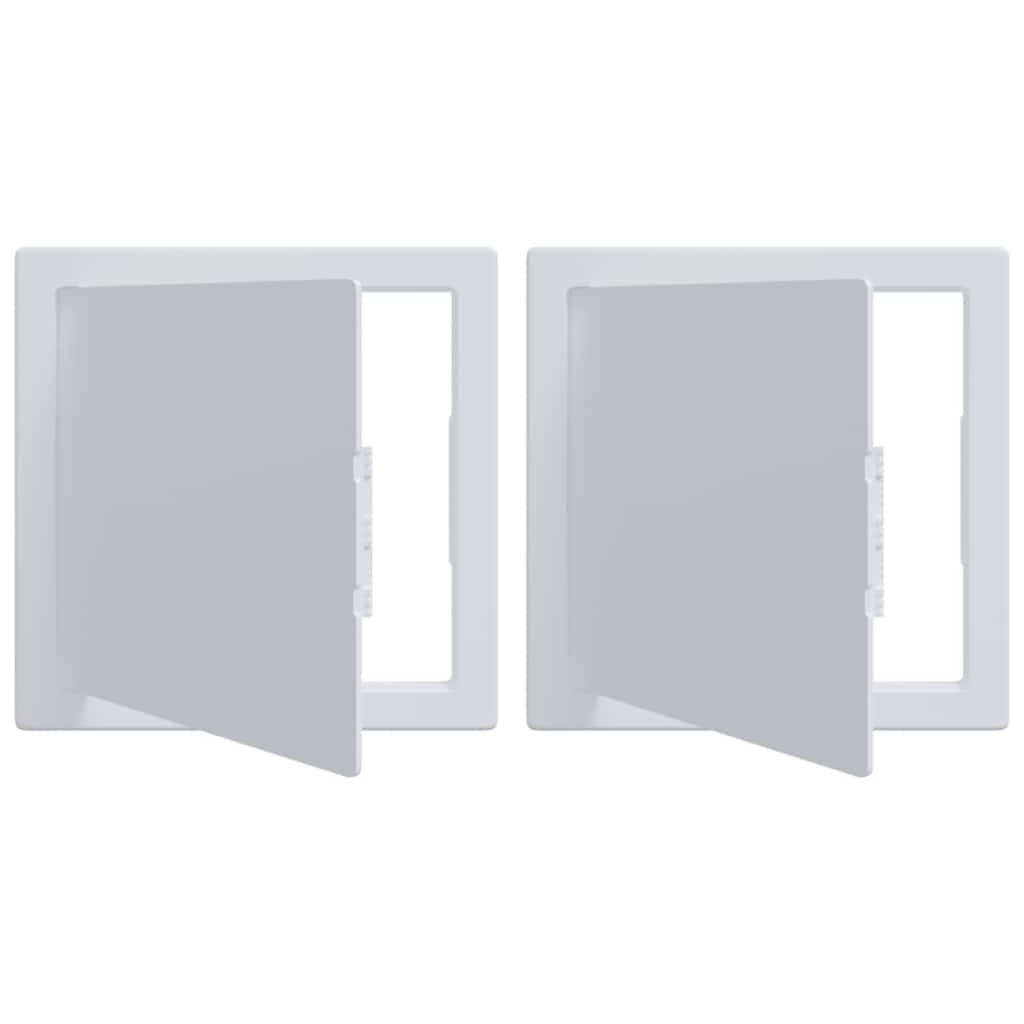 Zugangspanels 2 Pcs Weiß Abs Kunststoff