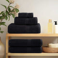 Premium-Handtücher Solund 2 Stk. 600 G/M² Schwarz