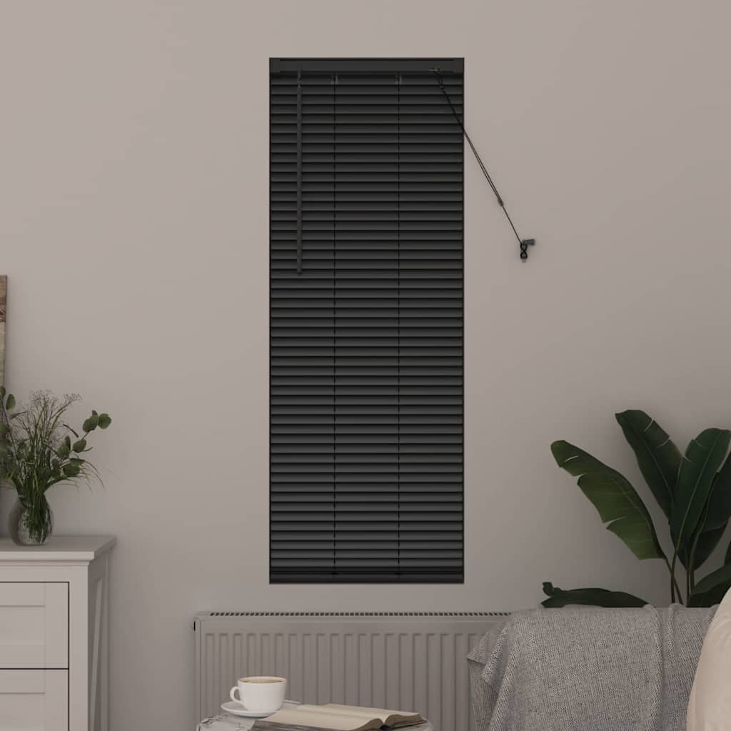 Balkenjalousien 130 X 40 Cm Aluminium Schwarz