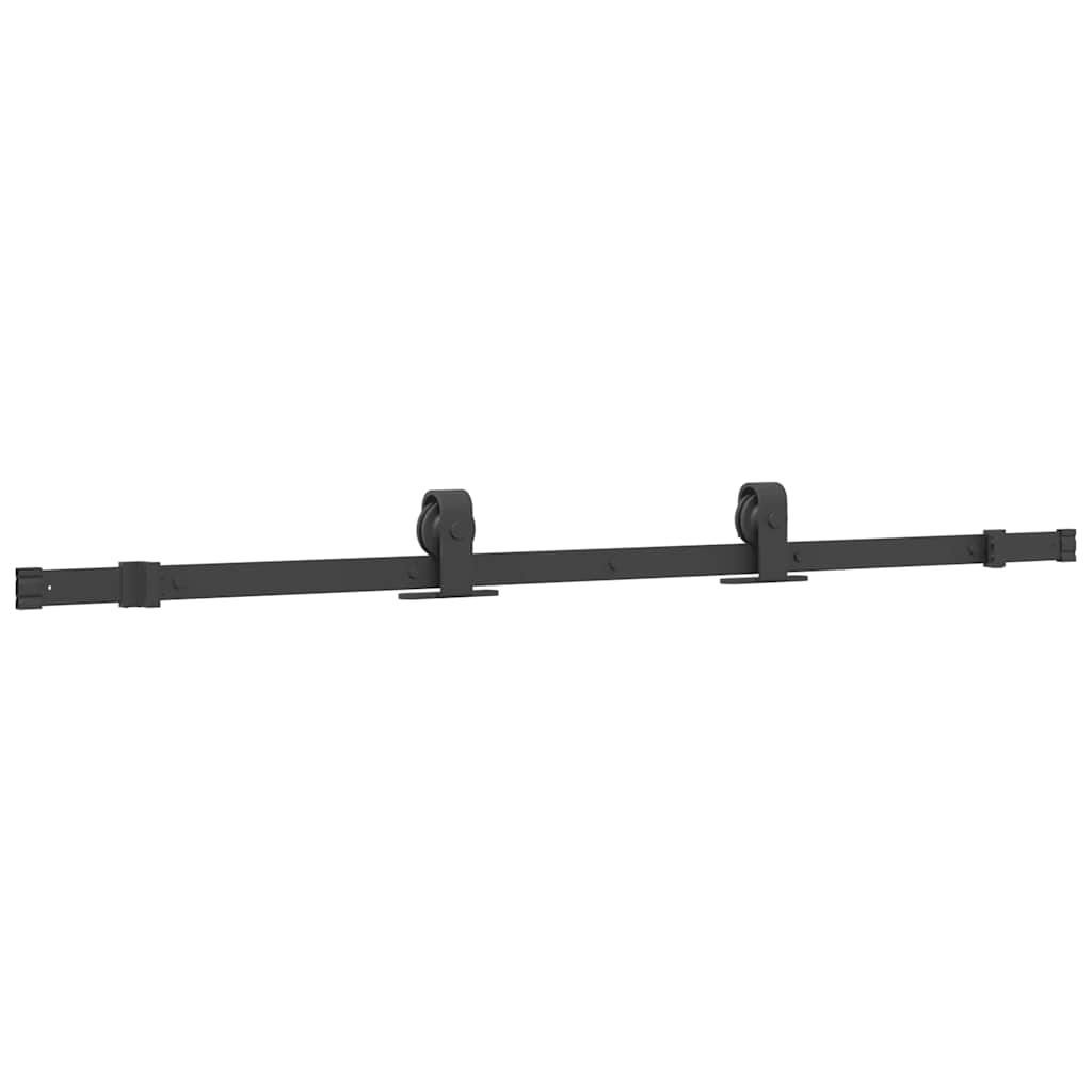 Schiebetür Mit Beschlag 76X205 Cm Esg-Glas Schwarz
