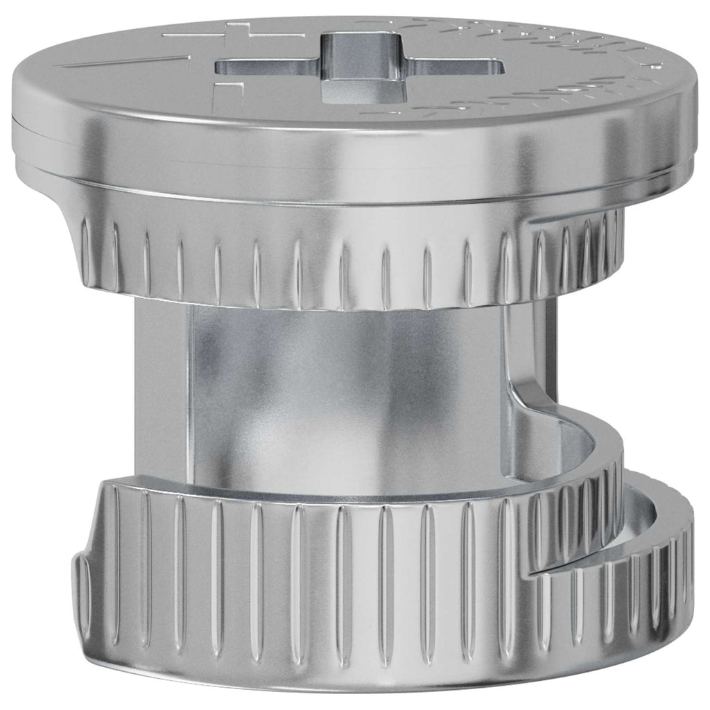 Zapfenschloss-Muttern 2 Pcs Silber Metall