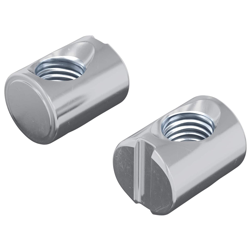 Fassmutter 2 Pcs Silber M6 X 13 Mm Eisen