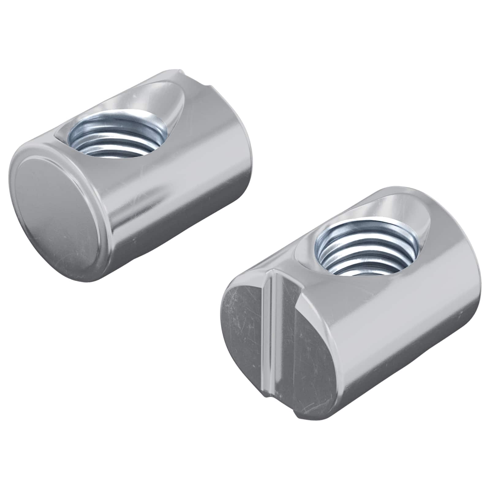 Fassmutter 2 Pcs Silber M6 X 13 Mm Eisen