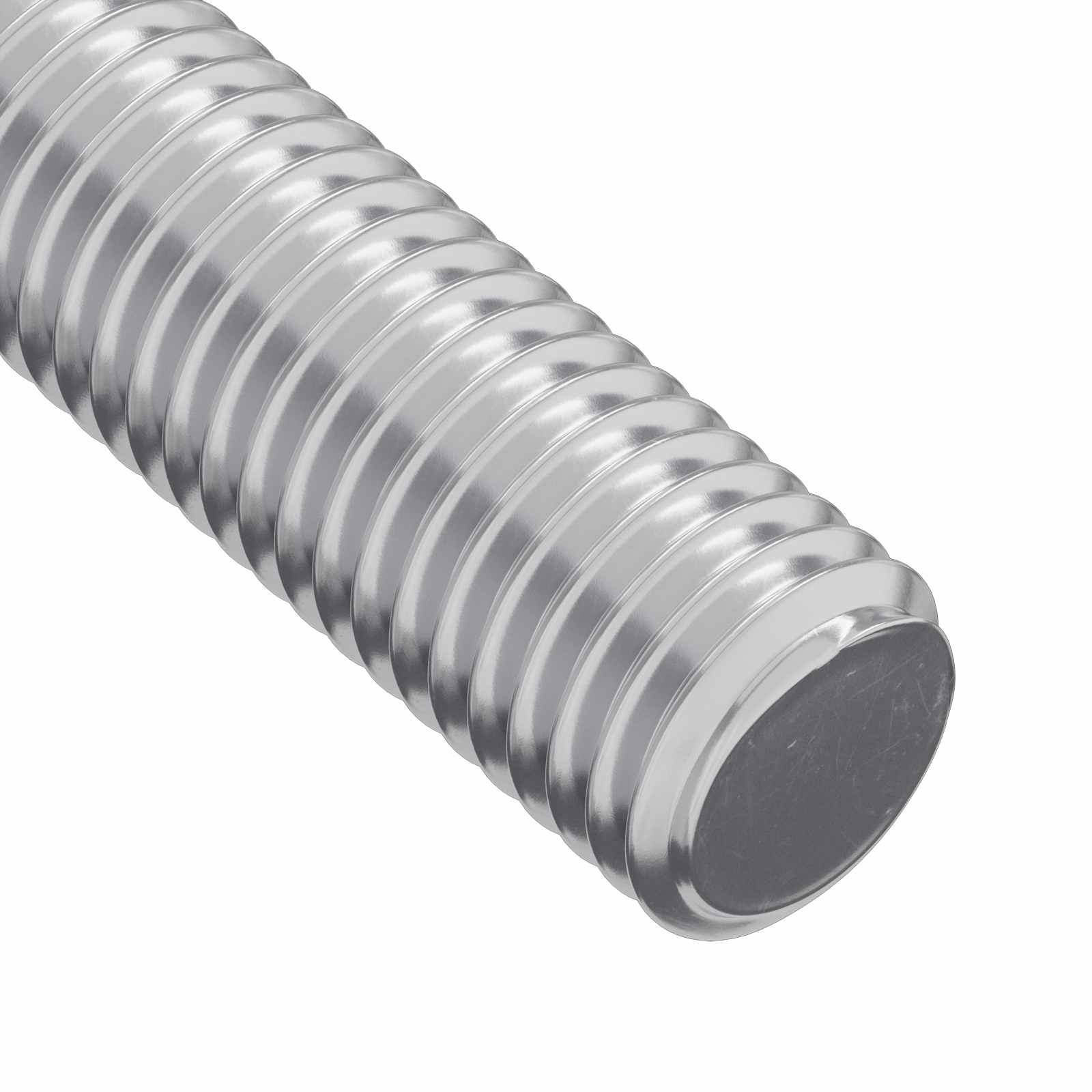 Gewindestange 2 Pcs Silber 6 X 120 Mm Stahl
