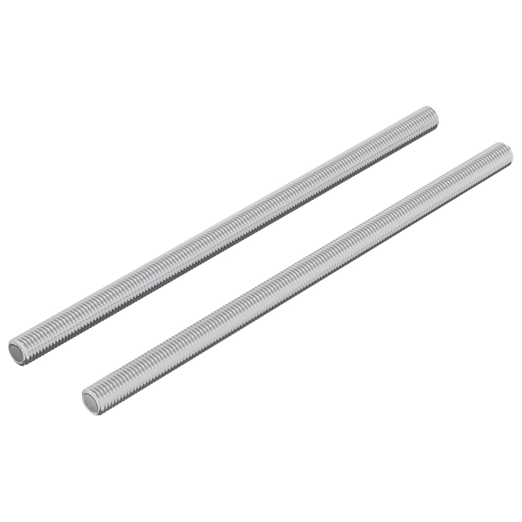 Gewindestange 2 Pcs Silber 6 X 120 Mm Stahl