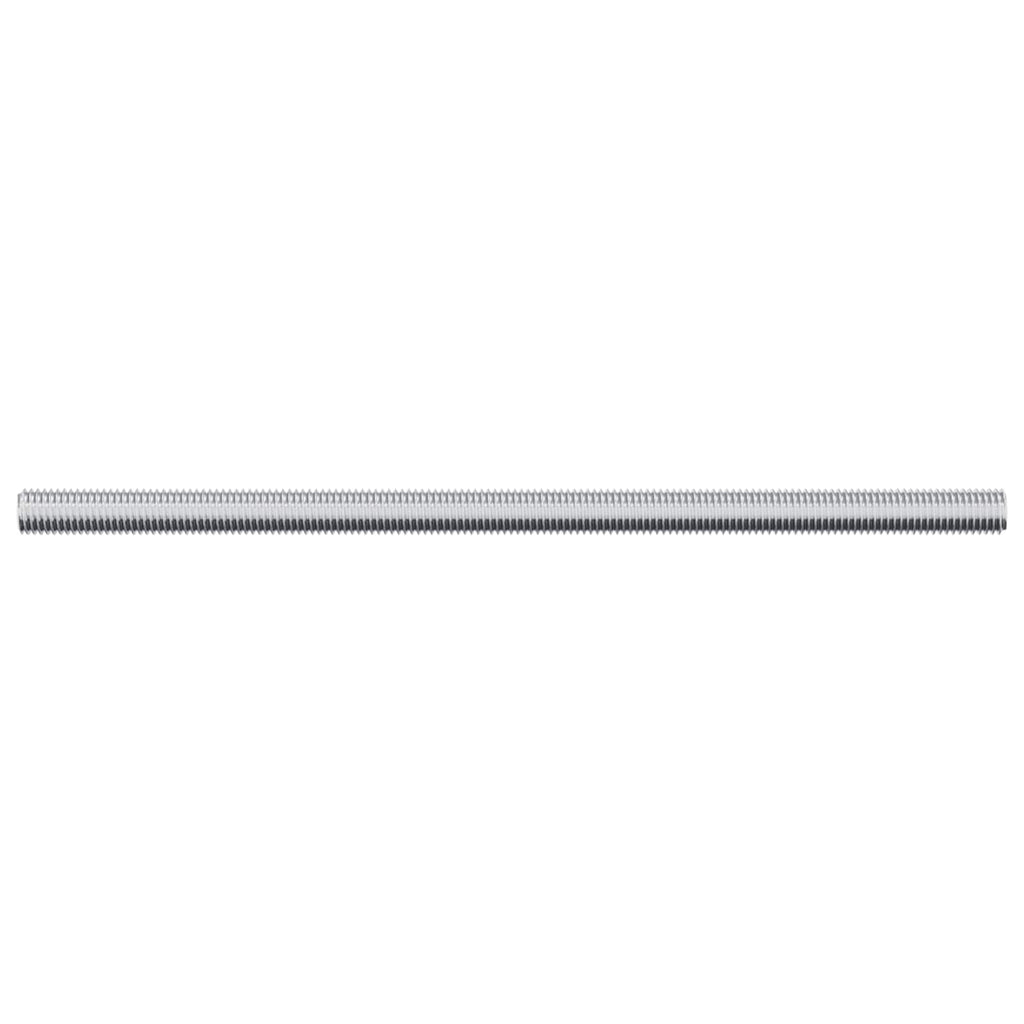 Gewindestange 2 Pcs Silber 6 X 120 Mm Stahl