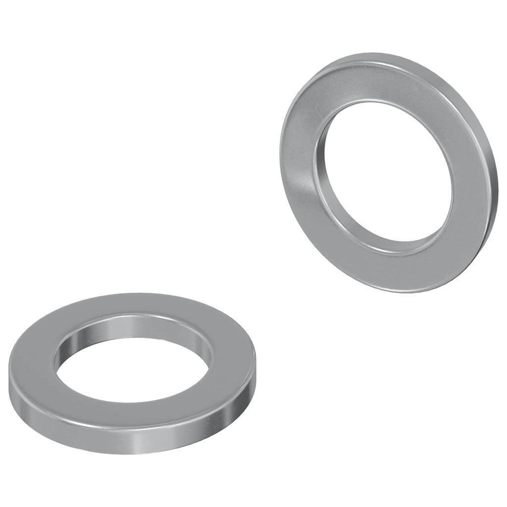 Unterlegscheiben 2 Pcs Silber 10 X 10 X 1,2 Mm Stahl