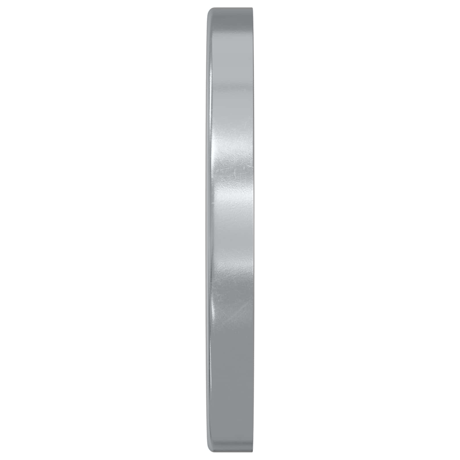 Unterlegscheiben 2 Pcs Silber 10 X 10 X 1,2 Mm Stahl