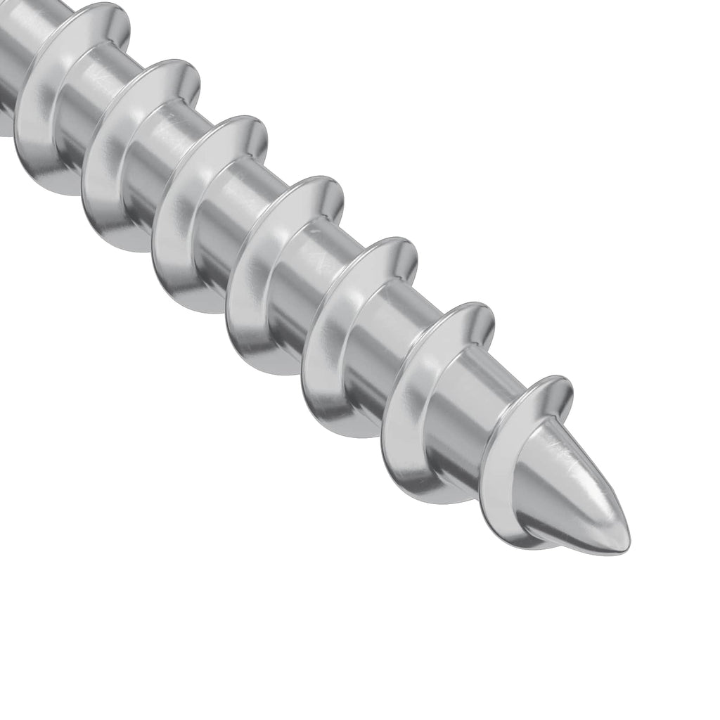 Schraube 2 Pcs Silber 9,8 X 35 Mm Eisen