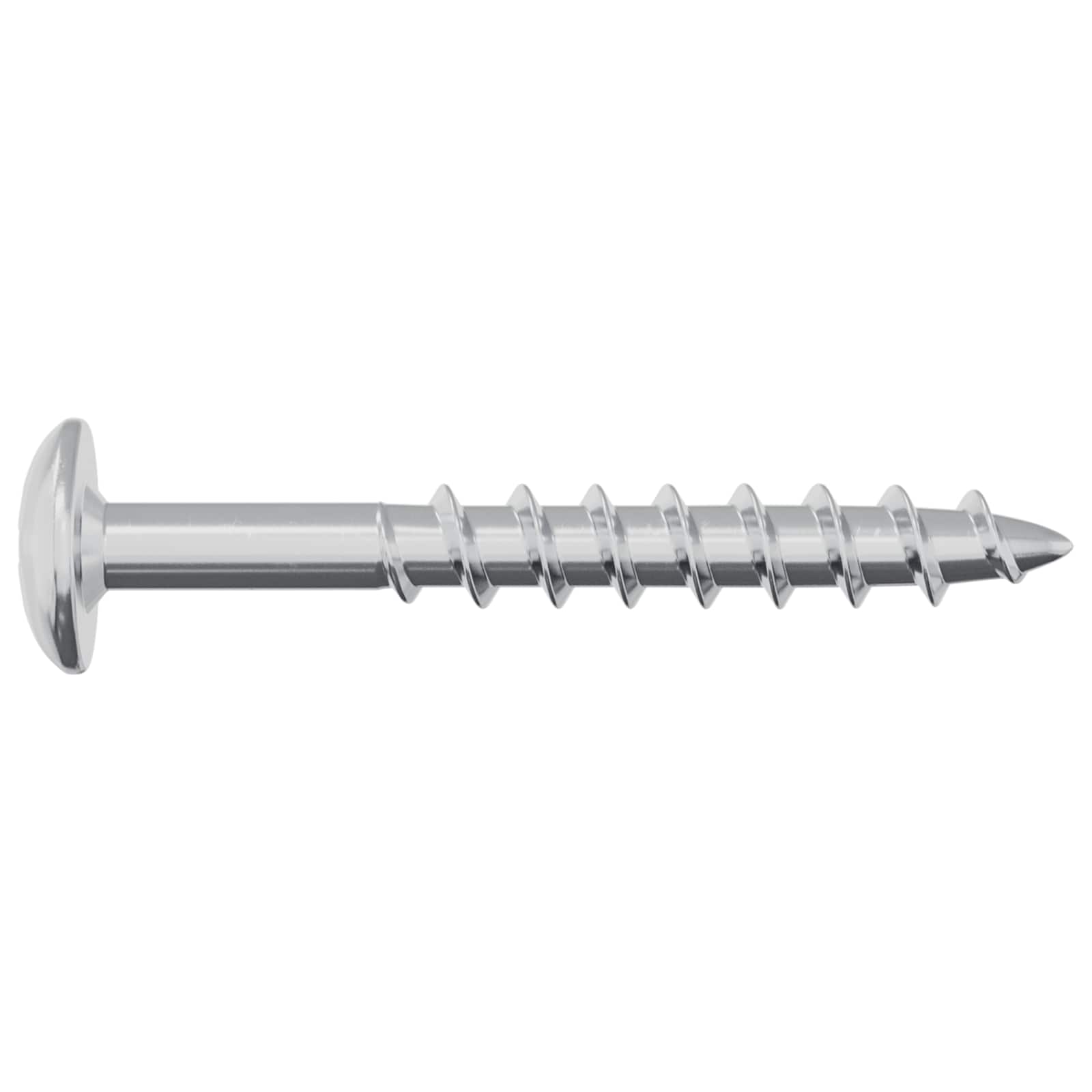 Schraube 2 Pcs Silber 9,8 X 35 Mm Eisen