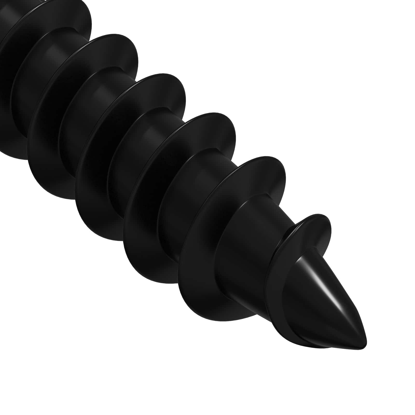 Selbstschneidender Nagel 2 Pcs Schwarz 4 X 25 Mm Stahl