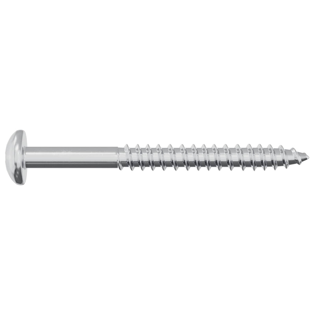 Holzschraube 2 Pcs Silber 9,8 X 53 Mm Stahl