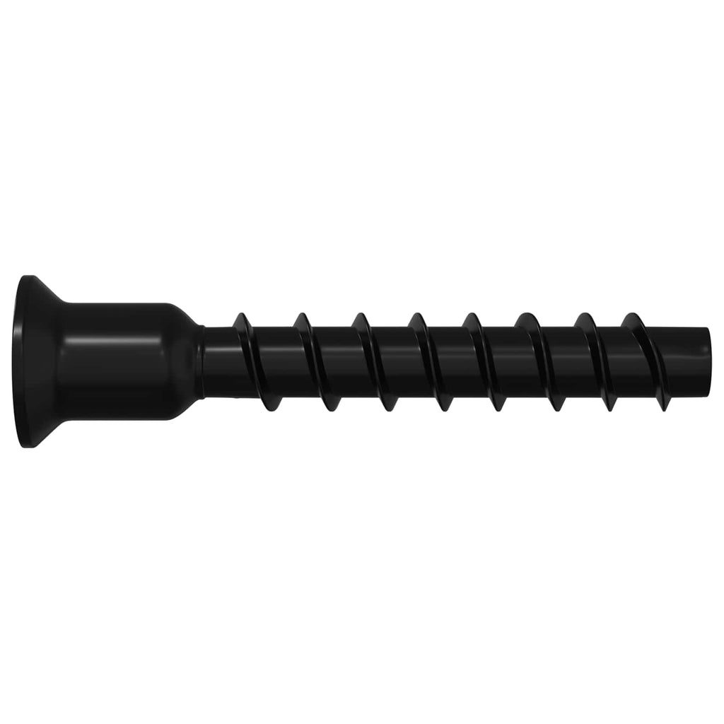 Steckkappen-Schraube 2 Pcs Schwarz 7 X 40 Mm Eisen