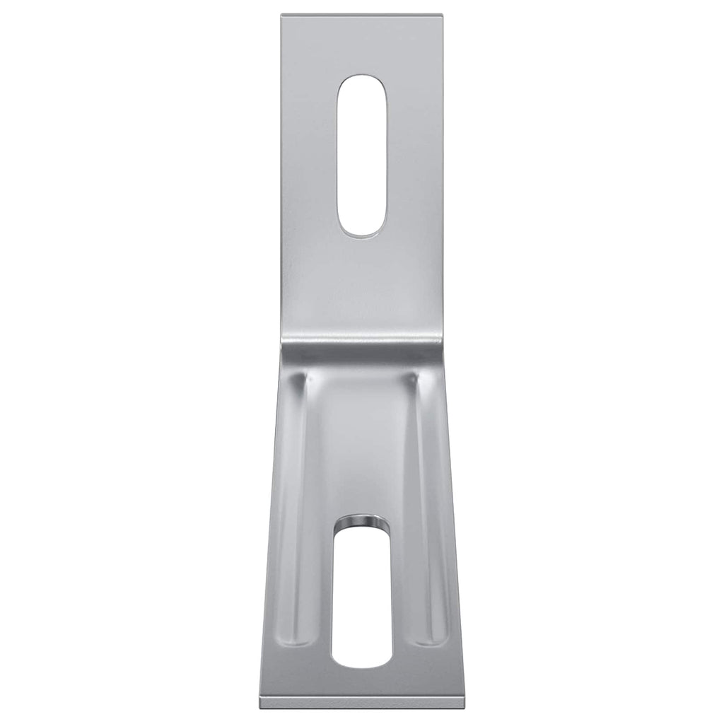 Anti-Kipp-Halterung Uni 2 Pcs Silber 74,5 X 15 X 32 Mm Eisen