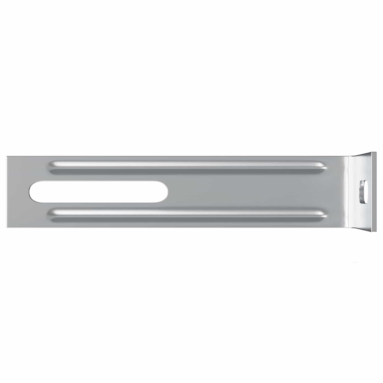 Anti-Kipp-Halterung Uni 2 Pcs Silber 74,5 X 15 X 32 Mm Eisen