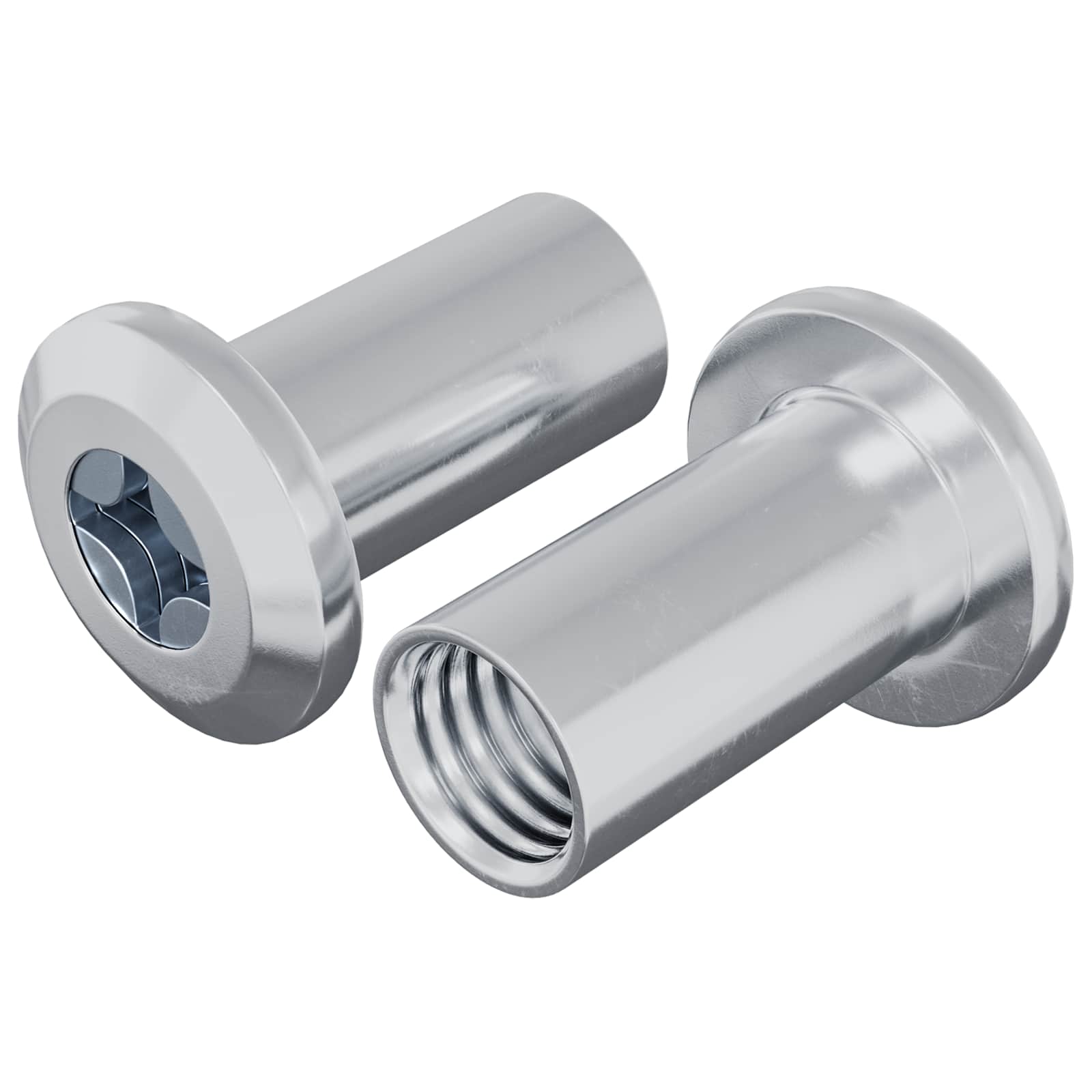 Sicherungsmutter 2 Pcs Nickel Stahl