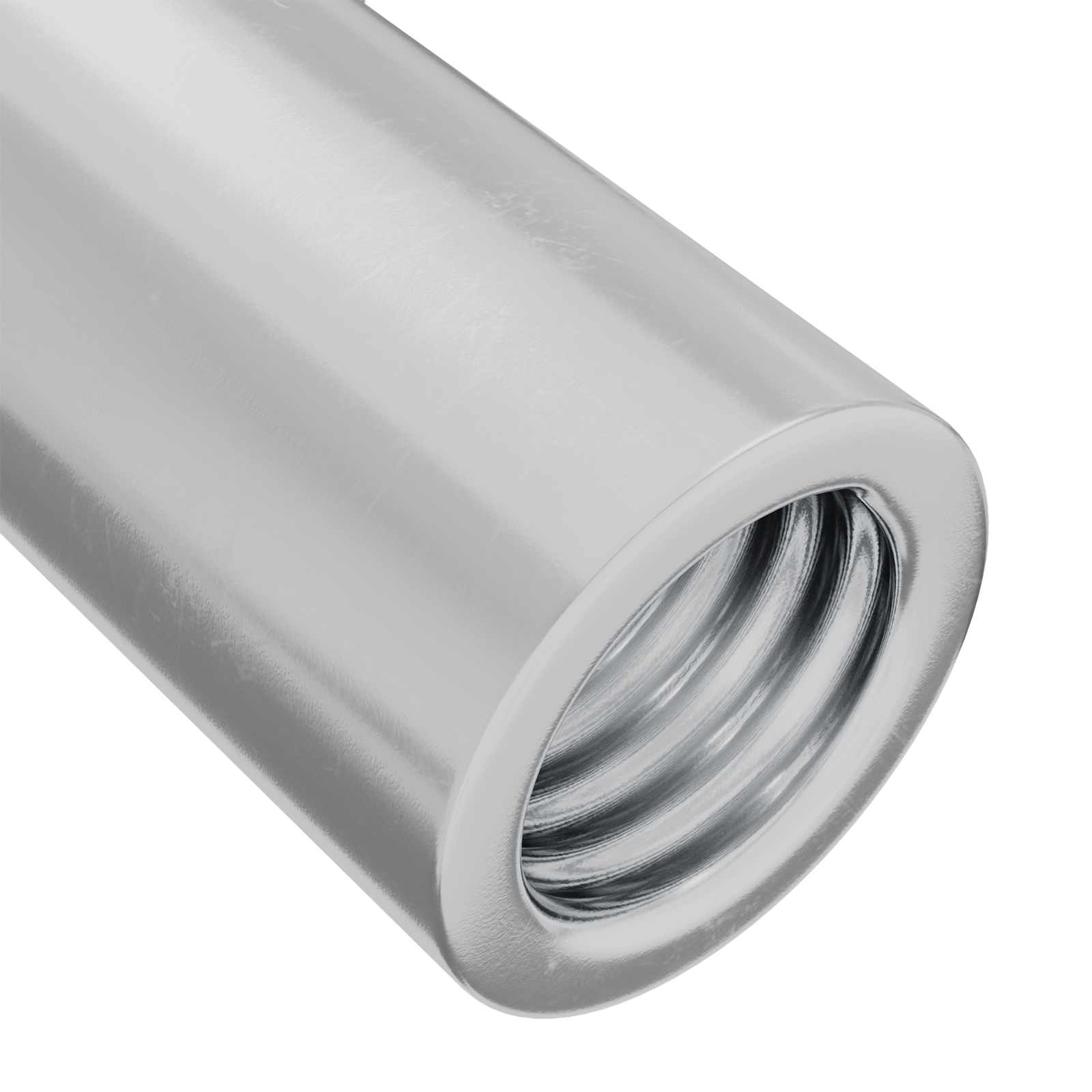 Sicherungsmutter 2 Pcs Silber M6 X 15 Mm Stahl