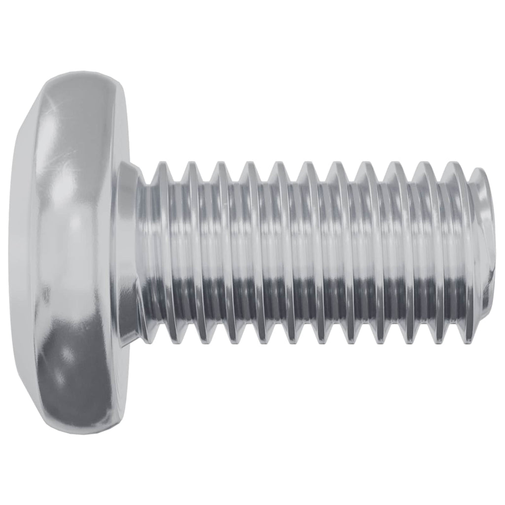 Schraube Mit Sperre Uni 2 Pcs Silber Stahl
