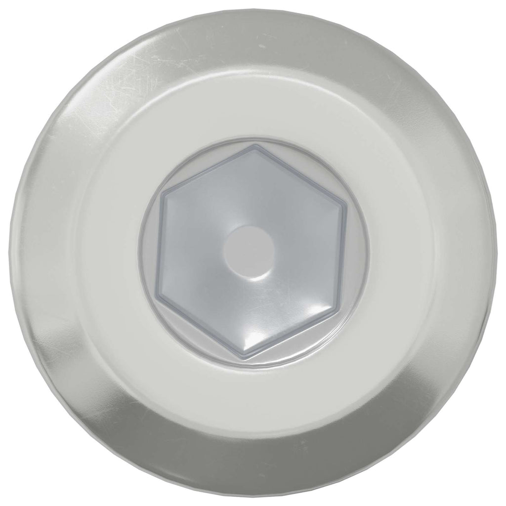 Kopf-Sicherungsschraube 2 Pcs Silber Stahl